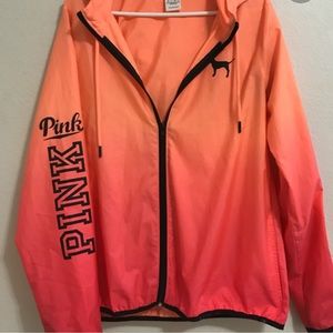 PINK AND ORANGE WINDBREAKER